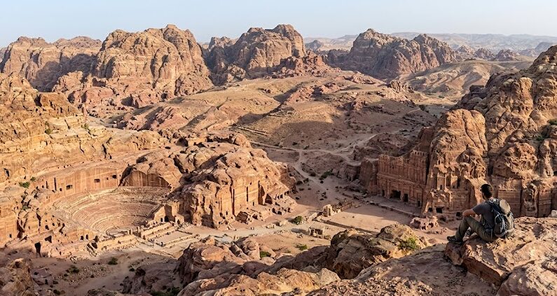 The stunning panoramic view of the ancient city from the High Place of Sacrifice.